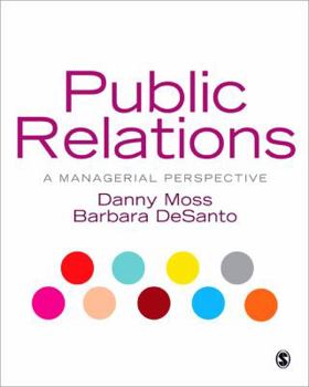 Hardcover Public Relations: A Managerial Perspective Book