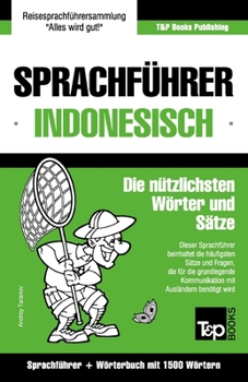 Paperback Sprachführer Deutsch-Indonesisch und Kompaktwörterbuch mit 1500 Wörtern [German] Book