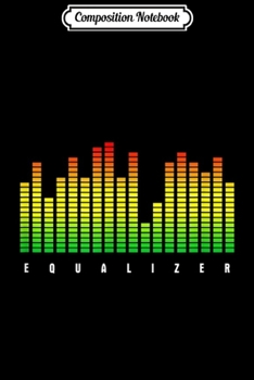 Paperback Composition Notebook: Graphic Equalizer Music Journal/Notebook Blank Lined Ruled 6x9 100 Pages Book