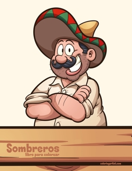 Paperback Sombreros libro para colorear [Spanish] Book