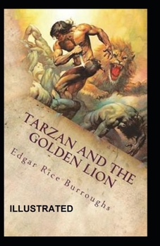 Paperback Tarzan and the Golden Lion Illustrated Book