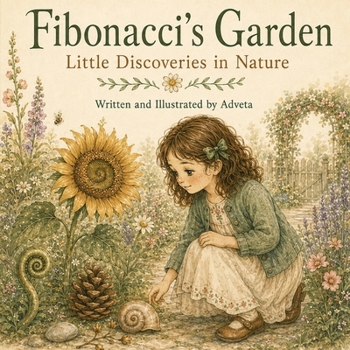 Paperback Fibonacci's Garden Little Discoveries in Nature: learn Fibonacci Sequence Book