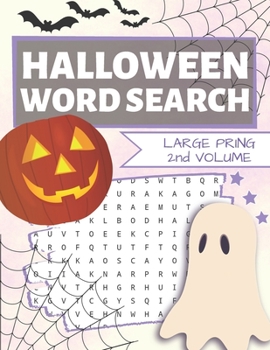 Halloween Word Search: Puzzle Book Large Print - 80 Halloween Puzzles (Edition/Volume 2)
