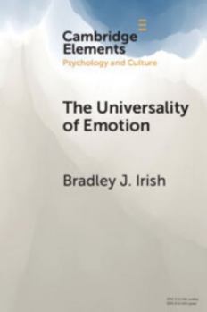 Paperback The Universality of Emotion: Perspectives from the Sciences and Humanities Book