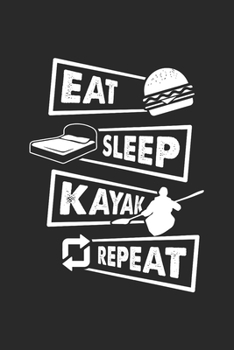 Paperback Kayaker Notebook: Diary Journal 6x9 inches with 120 Dot Grid Pages Book