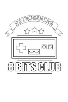 Paperback Notebook: Retro Gaming 8Bit Console Vintage Classik Gift 120 Pages, 6X9 Inches, Graph Paper Book