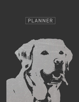 Paperback Planner: Labrador 2 Year Weekly Planning Organizer - 2020 - 2021 - January 20 - December 21 - Writing Notebook - Productive Dat Book
