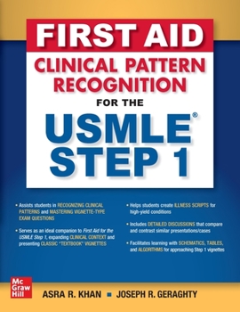 Paperback First Aid Clinical Pattern Recognition for the USMLE Step 1 Book