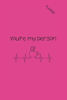 Paperback You're My Person: 5 Year Monthly Planner & Calendar Book