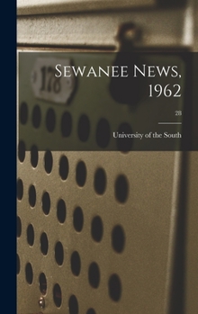 Hardcover Sewanee News, 1962; 28 Book