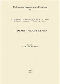 Paperback 1 Timothy Reconsidered Book