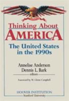 Paperback Thinking about America: The United States in the 1990s Book