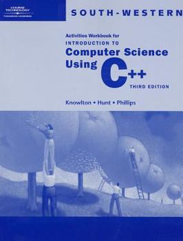 Paperback Activities Workbook for Introduction to Computer Science Using C++, Third Edition Book