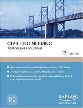 Paperback Civil Engineering PE Problems & Solutions Book