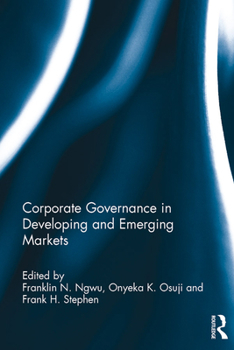 Paperback Corporate Governance in Developing and Emerging Markets Book