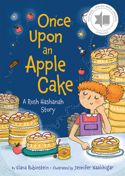 Hardcover Once Upon an Apple Cake: A Rosh Hashanah Story Book