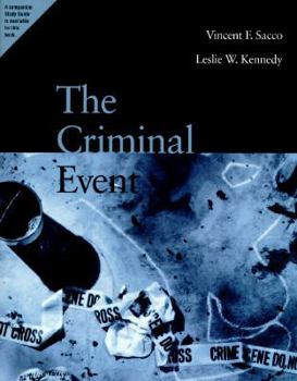 Paperback Criminal Event: An Introduction to Criminology Book