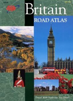 Paperback AAA Britain Road Atlas Book