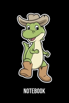 Notebook: A5 Notizbuch für Line Dance und Dinosaurier Fans