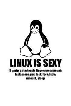 Paperback Notizbuch: Linux Root SUDO Unix Shell Sexy lustiges Geschenk 120 Seiten, 6x9 (ca. A5), Blanko / Skizzen [German] Book