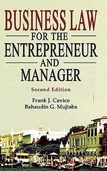 Hardcover Business Law for the Entrepreneur and Manager, 2nd Edition. Book