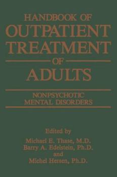 Paperback Handbook of Outpatient Treatment of Adults: Nonpsychotic Mental Disorders Book