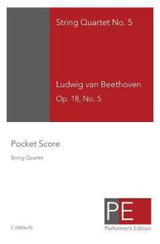 Paperback String Quartet No. 5: Pocket Score Book