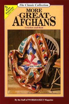 Paperback More Great Afghans: Crochet and Knit Book