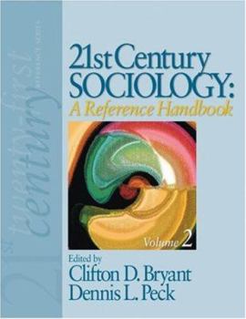 Hardcover 21st Century Sociology: A Reference Handbook Book