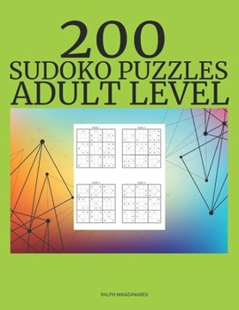 200 Sudoko Puzzles: Adult Level