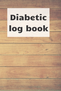 Paperback Diabetic Log Book: Blood sugar notebook, journal record, diabetic organiser, Glucose Tracker Book