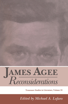 Paperback James Agee: Reconsiderations Volume 33 Book