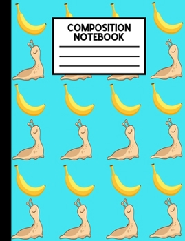 Paperback Composition Notebook: Banana Slug College Ruled Lined Book