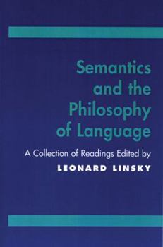 Paperback Semantics and the Philosophy of Language Book