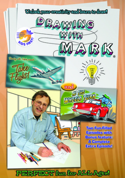 DVD Drawing with Mark: Take Flight / As the Wheels Turn Book