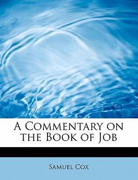 Paperback A Commentary on the Book of Job Book