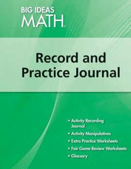 Stationery BIG IDEAS MATH: Record & Practice Journal Green/Course 1 Book