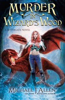 Paperback Murder in Wizard's Wood: A Modern High Fantasy Adventure Book