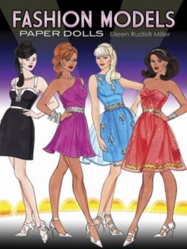 Paperback Fashion Models Paper Dolls Book