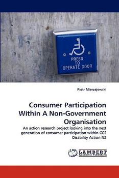 Paperback Consumer Participation Within a Non-Government Organisation Book