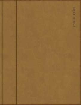 Imitation Leather KJV Notetaking Bible, Camel Suedesoft Leathertouch Book