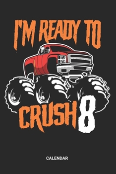 Calendar: Monster Trucks Themed Weekly and Monthly Calendar Planner (6x9 inches) ideal as a Monster Trucks Fan Calendar Journal. Perfect as a Big ... Lover. Great gift for Kids, Men and Women