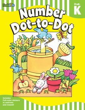 Paperback Number Dot-To-Dot: Grade Pre-K-K (Flash Skills) Book
