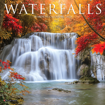 Calendar Waterfalls 2025 7 X 7 Mini Wall Calendar Book