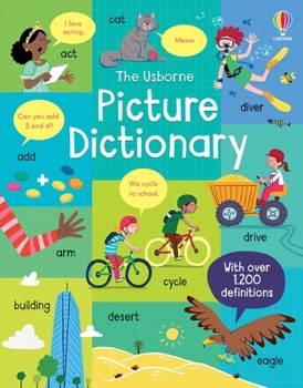 Hardcover Picture Dictionary Book