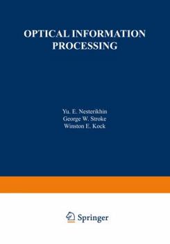 Paperback Optical Information Processing Book