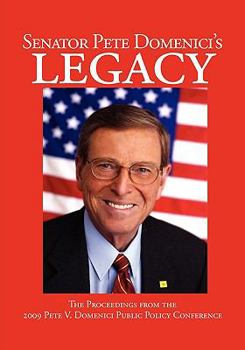 Hardcover Senator Domenici's Legacy 2009 Book