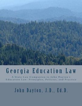 Paperback Georgia Education Law Book
