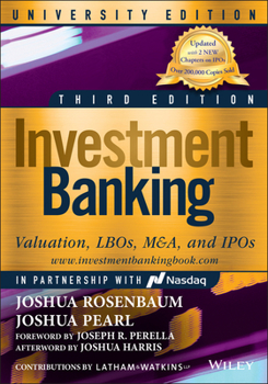 Paperback Investment Banking: Valuation, Lbos, M&a, and Ipos, University Edition Book