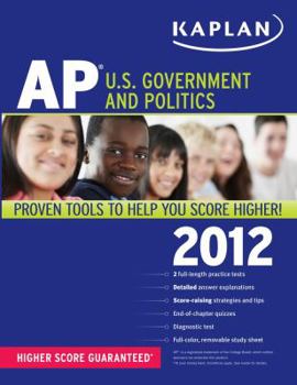 Paperback Kaplan AP U.S. Government and Politics Book